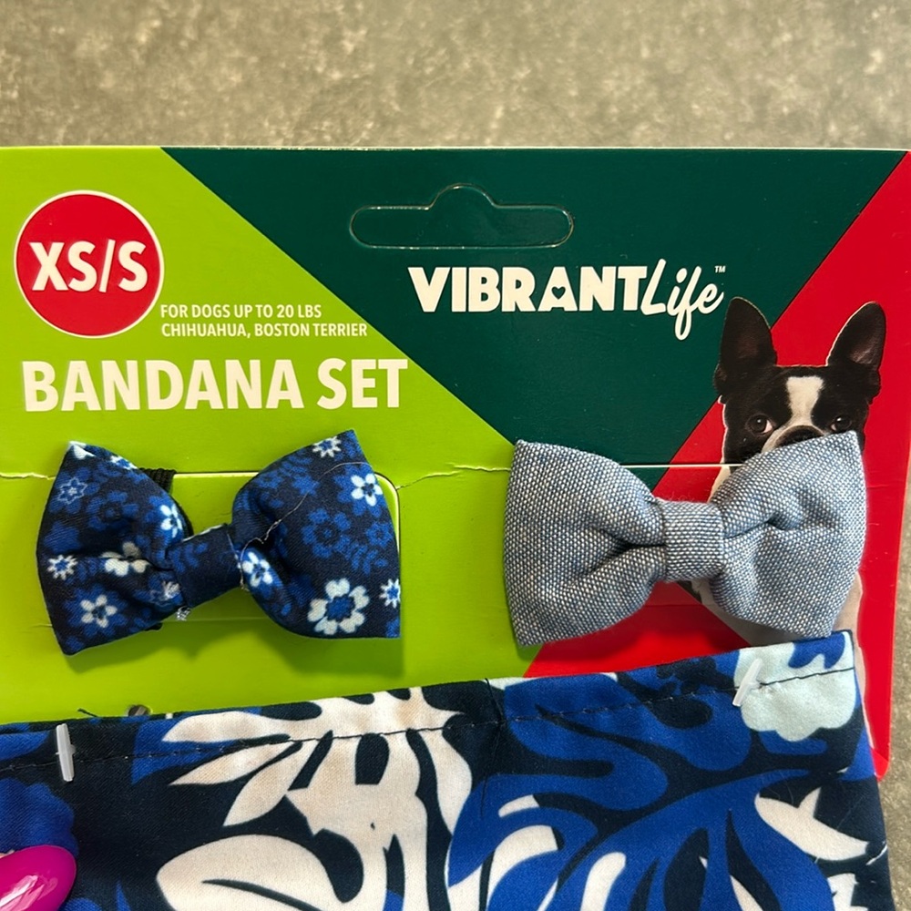 Bandana and Bow tie set size XS/ S NWT - Picture 3 of 5